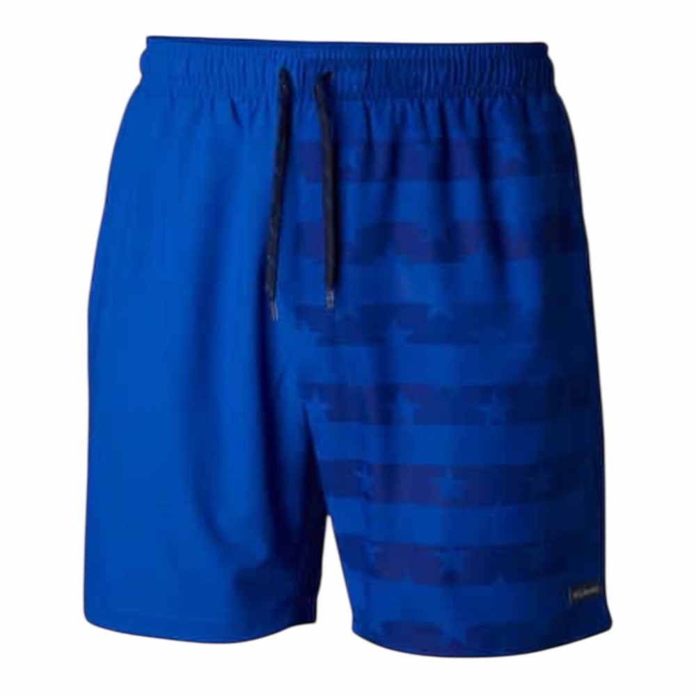 NWT Columbia Mens Blue Magic Water Short Magic Print- Print Appears when Wet XXL